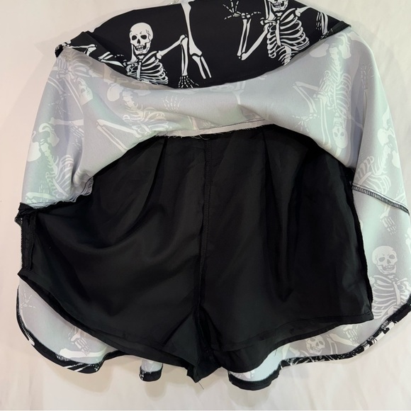 SHEIN High Waist Skeleton Print Punk Skirt - Picture 5 of 9